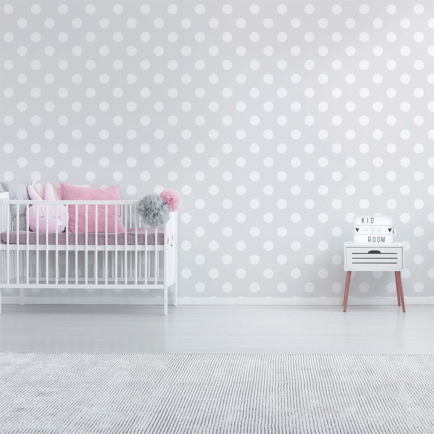 Brand new 🛒 Australia Only - Superfresco Easy 52cm X 10m Dotty Grey Wallpaper ⭐ 4 Brand new 🛒 Australia Only - Superfresco Easy 52cm X 10m Dotty Grey Wallpaper ⭐ - Image 2