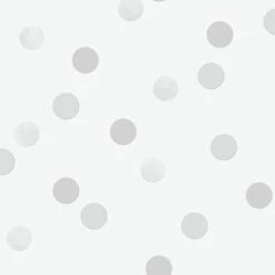 Buy 🔥 Australia Only - Superfresco Easy 52cm X 10m Dotty Polka Silver Wallpaper Silver / White 💯