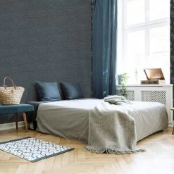 Flash Sale 🥰 Australia Sale - Superfresco Easy 1/2m Navy Heritage Texture Wallpaper Sample 😉 -Superfresco Easy Sales 8ded1f91eb2943afb4c04f4cec256fea