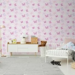 Wholesale ⭐ Superfresco Easy 52cm X 10m Butterfly Pink Wallpaper - To Australia 😀 -Superfresco Easy Sales 9170c98e068948c39338f46b15d56974