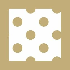 Outlet 💯 Australia Only - Superfresco Easy 1/2m Dotty Gold And White Wallpaper Sample Other ❤️