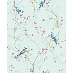Outlet ✨ Superfresco Easy 52cm X 10m Songbird Duck Egg Wallpaper Other - To Australia 🛒