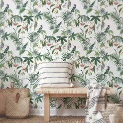 Wholesale ❤️ Australia Only - Superfresco Easy 52cm X 10m Adilah White Wallpaper Multi/assorted 🌟 -Superfresco Easy Sales e62ddcbb175544d3a1e7b005546a10d3