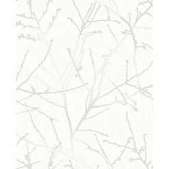 Brand new โจ Australia Sale - Superfresco Easy White/Mica Innocence Wallpaper - Sample 52cm X 1/2m White / Mica Innocence ๐