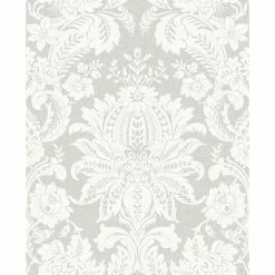 Brand new ๐ Australia Sale - Superfresco Easy 1/2m Venetian Damask Grey Wallpaper Sample ๐ฏ